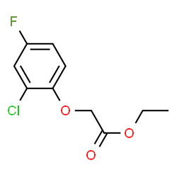 ChemSpider 2D Image | Ethyl (2-chloro-4-fluorophenoxy)acetate | C10H10ClFO3
