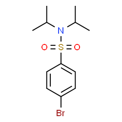 ChemSpider 2D Image | 4-Bromo-N,N-diisopropylbenzenesulfonamide | C12H18BrNO2S