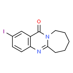 ChemSpider 2D Image | 2-IODO-7,8,9,10-TETRAHYDROAZEPINO(2,1-B)QUINAZOLIN-12(6H)-ONE | C13H13IN2O