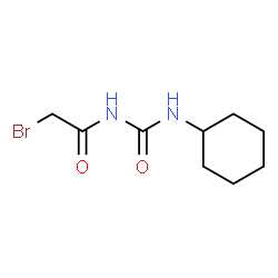 ChemSpider 2D Image | 2-Bromo-N-(cyclohexylcarbamoyl)acetamide | C9H15BrN2O2