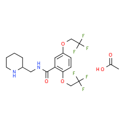 ChemSpider 2D Image | Flecainide acetate | C19H24F6N2O5