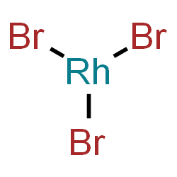 ChemSpider 2D Image | Rhodium(III) bromide | Br3Rh