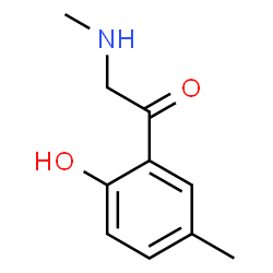 ChemSpider 2D Image | 1-(2-Hydroxy-5-methylphenyl)-2-(methylamino)ethanone | C10H13NO2