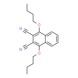 ChemSpider 2D Image | 1,4-Dibutoxy-2,3-naphthalenedicarbonitrile | C20H22N2O2