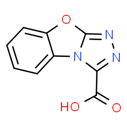 ChemSpider 2D Image | [1,2,4]Triazolo[3,4-b][1,3]benzoxazole-3-carboxylic acid | C9H5N3O3