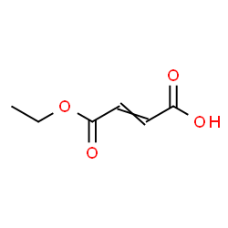 ChemSpider 2D Image | 4-Ethoxy-4-oxo-2-butenoic acid | C6H8O4