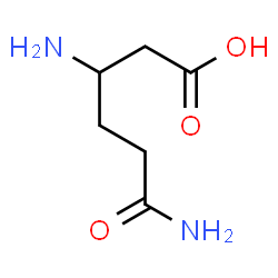 ChemSpider 2D Image | 3,6-Diamino-6-oxohexanoic acid | C6H12N2O3