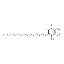 ChemSpider 2D Image | 8-Hydroxy-7-pentadecyl-5,6-quinolinedione | C24H35NO3