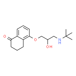 ChemSpider 2D Image | LEVOBUNOLOL | C17H25NO3