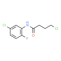ChemSpider 2D Image | 4-Chloro-N-(5-chloro-2-fluorophenyl)butanamide | C10H10Cl2FNO