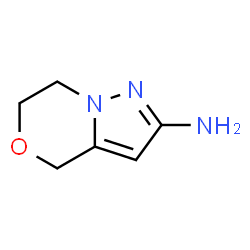 ChemSpider 2D Image | 6,7-Dihydro-4H-pyrazolo[5,1-c][1,4]oxazin-2-amine | C6H9N3O