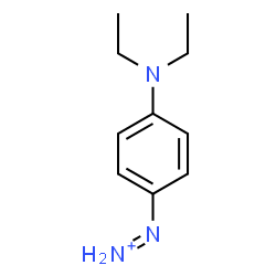 ChemSpider 2D Image | [4-(Diethylamino)phenyl]diazenium | C10H16N3