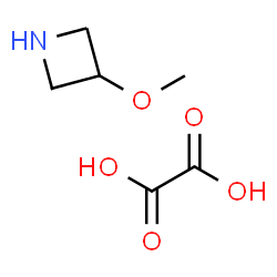 ChemSpider 2D Image | 3-METHOXYAZETIDINE OXALATE | C6H11NO5