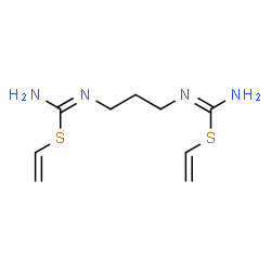 ChemSpider 2D Image | Divinyl N',N'''-1,3-propanediylbiscarbamimidothioate | C9H16N4S2