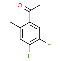 ChemSpider 2D Image | 1-(4,5-Difluoro-2-methylphenyl)ethanone | C9H8F2O