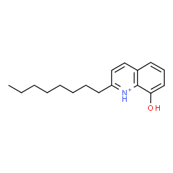 ChemSpider 2D Image | 8-Hydroxy-2-octylquinolinium | C17H24NO
