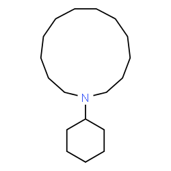 ChemSpider 2D Image | 1-Cyclohexylazacyclotridecane | C18H35N