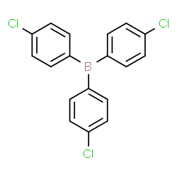 ChemSpider 2D Image | Tris(4-chlorophenyl)borane | C18H12BCl3