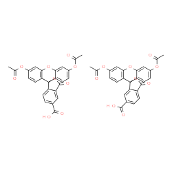 ChemSpider 2D Image | 5(6)-Carboxyfluorescein diacetate | C50H32O18