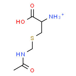 ChemSpider 2D Image | 2-[(Acetamidomethyl)sulfanyl]-1-carboxyethanaminium | C6H13N2O3S