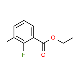 ChemSpider 2D Image | Ethyl 2-fluoro-3-iodobenzoate | C9H8FIO2