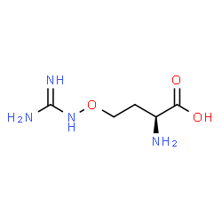 ChemSpider 2D Image | L-(+)-(S)-Canavanine | C5H12N4O3