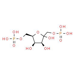 ChemSpider 2D Image | D-tagatofuranose 1,6-bisphosphate | C6H14O12P2