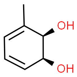 ChemSpider 2D Image | (1S,2R)-3-Methyl-3,5-cyclohexadiene-1,2-diol | C7H10O2