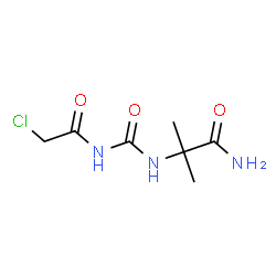 ChemSpider 2D Image | N~2~-[(Chloroacetyl)carbamoyl]-2-methylalaninamide | C7H12ClN3O3