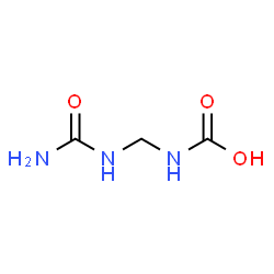 ChemSpider 2D Image | N-(carboxyaminomethyl)urea | C3H7N3O3