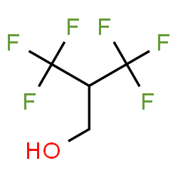 ChemSpider 2D Image | 3,3,3-Trifluoro-2-(trifluoromethyl)-1-propanol | C4H4F6O