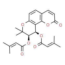 ChemSpider 2D Image | Disenecionyl cis-khellactone | C24H26O7
