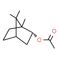 ChemSpider 2D Image | (2R)-1,7,7-Trimethylbicyclo[2.2.1]hept-2-yl acetate | C12H20O2