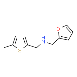 ChemSpider 2D Image | 1-(2-Furyl)-N-[(5-methyl-2-thienyl)methyl]methanamine | C11H13NOS