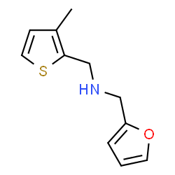 ChemSpider 2D Image | 1-(2-Furyl)-N-[(3-methyl-2-thienyl)methyl]methanamine | C11H13NOS
