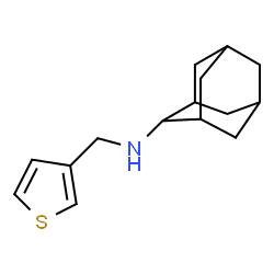 ChemSpider 2D Image | N-(3-Thienylmethyl)-2-adamantanamine | C15H21NS