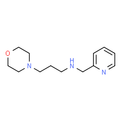ChemSpider 2D Image | 3-(4-Morpholinyl)-N-(2-pyridinylmethyl)-1-propanamine | C13H21N3O