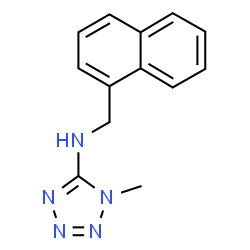 ChemSpider 2D Image | 1-Methyl-N-(1-naphthylmethyl)-1H-tetrazol-5-amine | C13H13N5