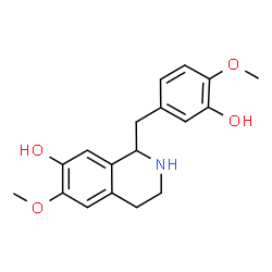ChemSpider 2D Image | norreticuline | C18H21NO4