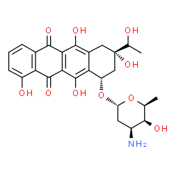 ChemSpider 2D Image | 13-Dihydrocarminomycin | C26H29NO10