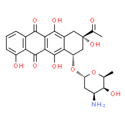 ChemSpider 2D Image | Carubicin | C26H27NO10