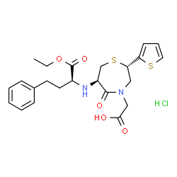 ChemSpider 2D Image | Temocapril HCl | C23H29ClN2O5S2