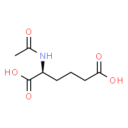 ChemSpider 2D Image | N-acetyl-L-2-aminoadipic acid | C8H13NO5