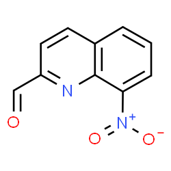 ChemSpider 2D Image | 8-Nitro-2-quinolinecarbaldehyde | C10H6N2O3