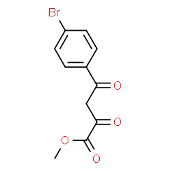 ChemSpider 2D Image | Methyl 4-(4-bromophenyl)-2,4-dioxobutanoate | C11H9BrO4