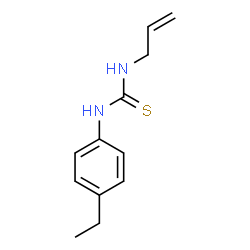 ChemSpider 2D Image | 1-Allyl-3-(4-ethylphenyl)thiourea | C12H16N2S