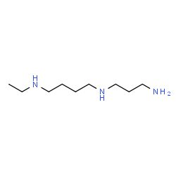 ChemSpider 2D Image | N-(3-Aminopropyl)-N'-ethyl-1,4-butanediamine | C9H23N3