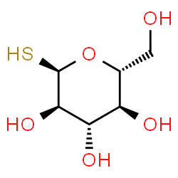 ChemSpider 2D Image | 1-Thio-alpha-D-glucopyranose | C6H12O5S