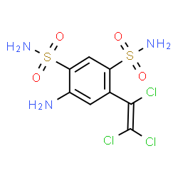 ChemSpider 2D Image | Clorsulon | C8H8Cl3N3O4S2