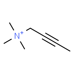 ChemSpider 2D Image | N,N,N-Trimethyl-2-butyn-1-aminium | C7H14N